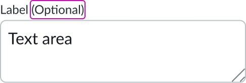 optional field indicator
