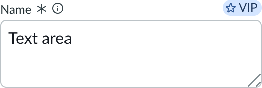 input field slot at the beginning of a form input field.