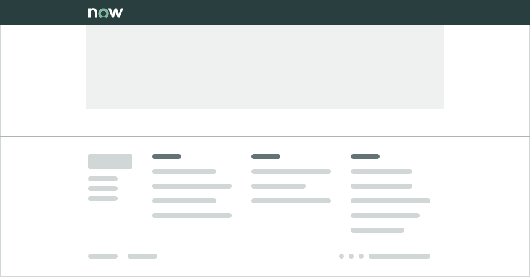 canvas footer fixed center