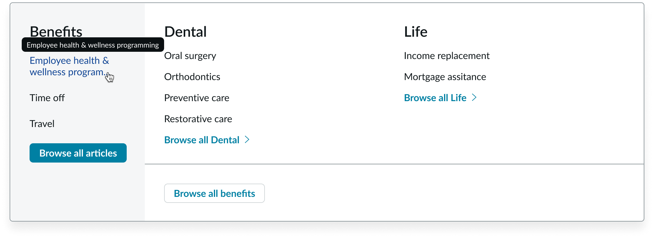 link label wraps to a second line then truncates because it exceeds the column width