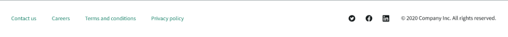canvas footer light configuration